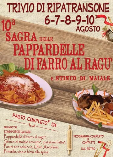 Sagra delle Pappardelle al Farro e Stinco di maiale